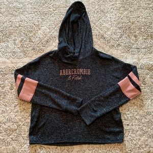 Abercrombie kids hooded long sleeve shirt
